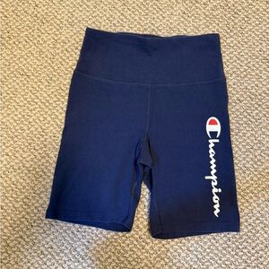 Champion Women's Dark Blue Bike Shorts